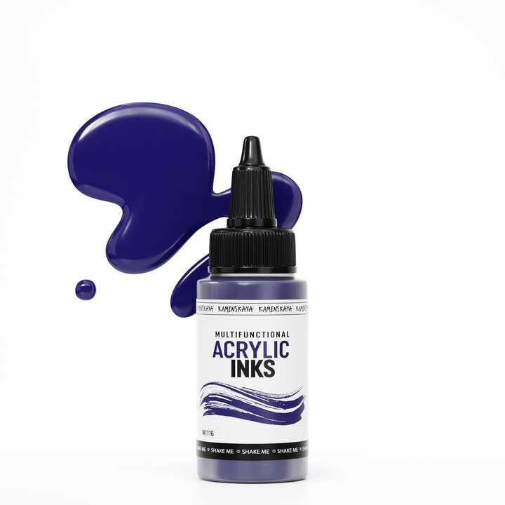 Acrylic Ink W1116 Purple for wholesale by KAMENSKAYA