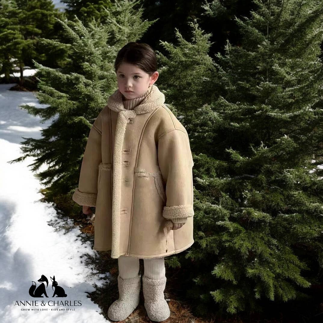 Annie & Charles – Casaco - Crianças por atacado – Casaco infantil de couro ecológico Annie & Charles®9