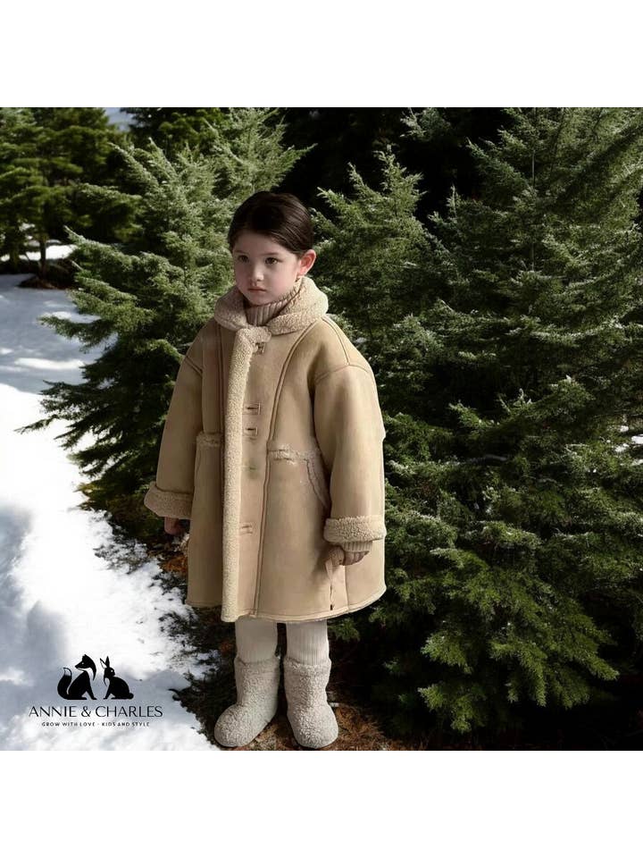 Annie & Charles – Casaco - Crianças por atacado – Casaco infantil de couro ecológico Annie & Charles®9