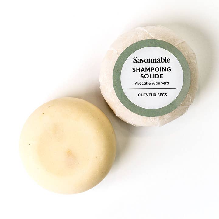 Vaste shampoo voor droog haar met avocado en aloë vera voor wholesale door Savonnable