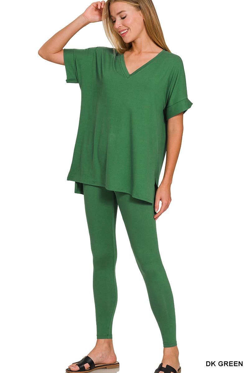 Vanilla Monkey - Wholesale Lounge Set - Women's - Brushed Dty Microfiber Loungewear Set37