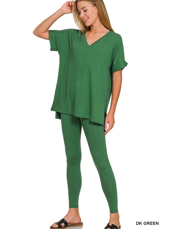 Vanilla Monkey - Wholesale Lounge Set - Women's - Brushed Dty Microfiber Loungewear Set37