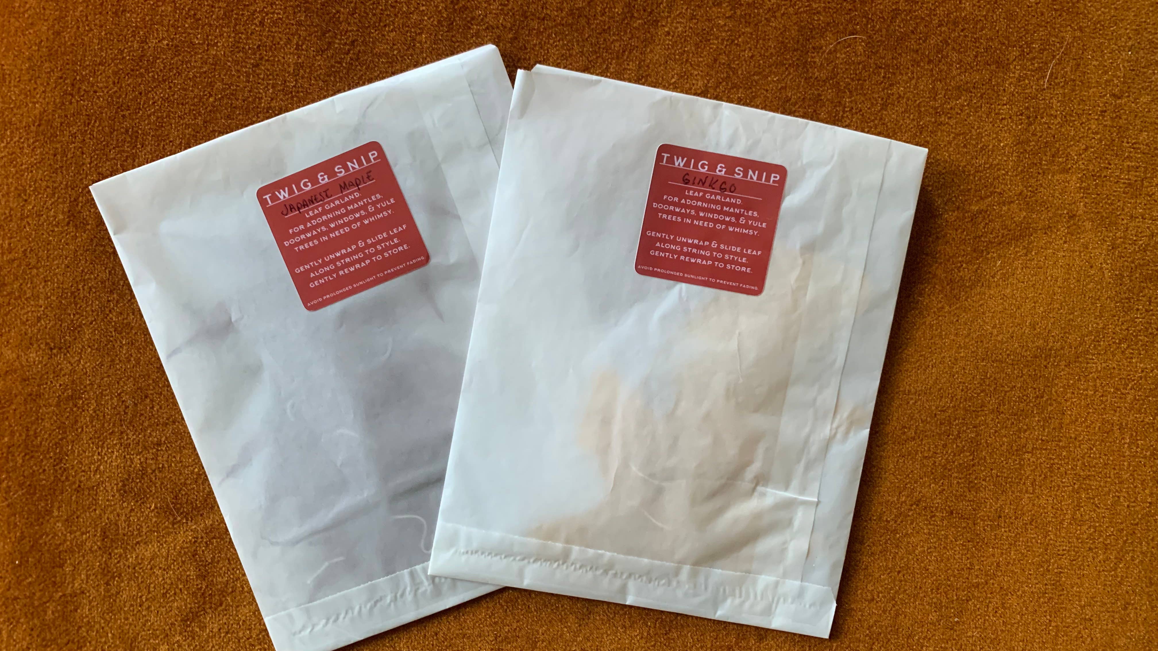 Twig and Snip - Wholesale Bunting/Garland - Dried Japanese Maple Leaf Dangle - Burgundy4