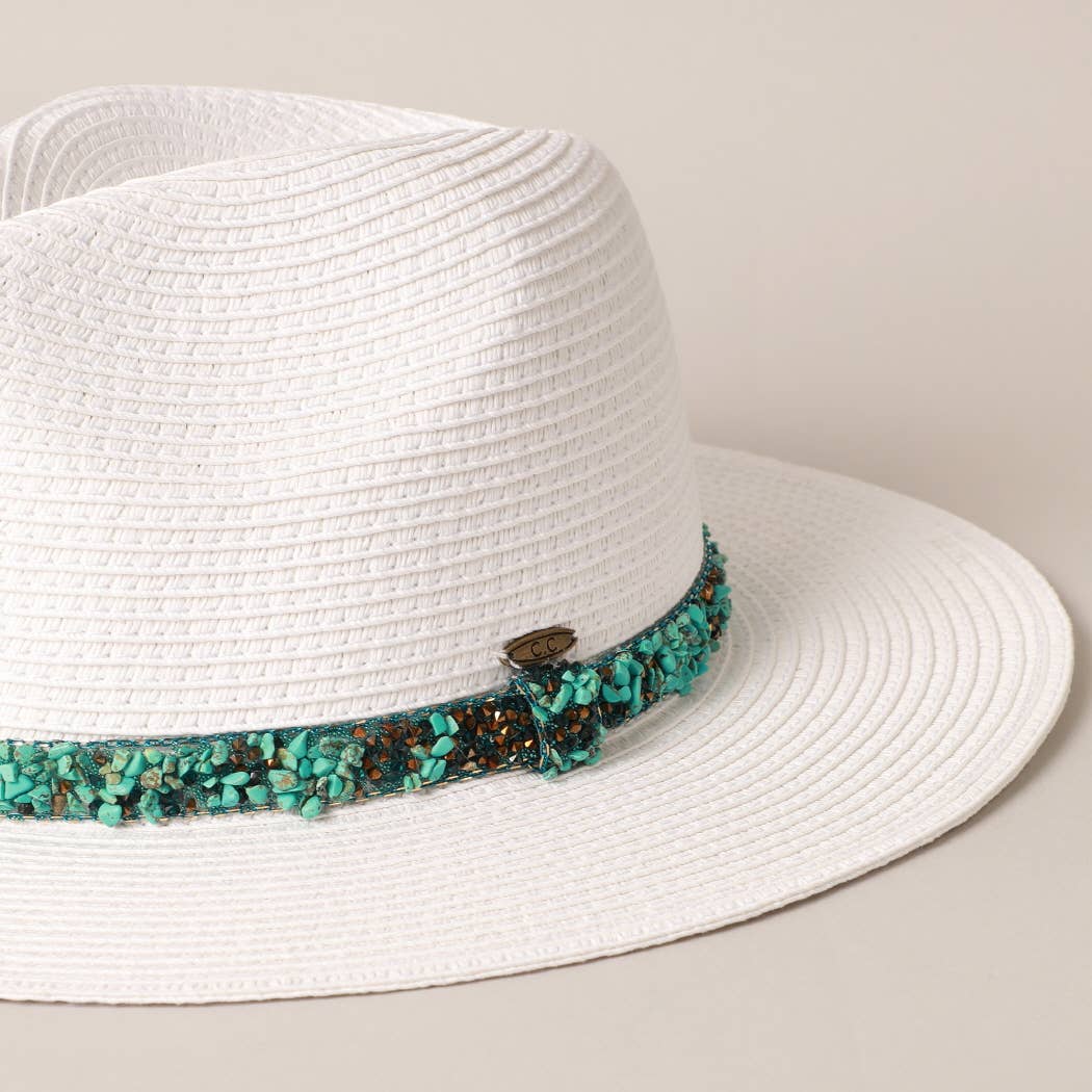 Fashion City - Wholesale Straw Hat - Women's - Paper Straw Panama Sun Hat13