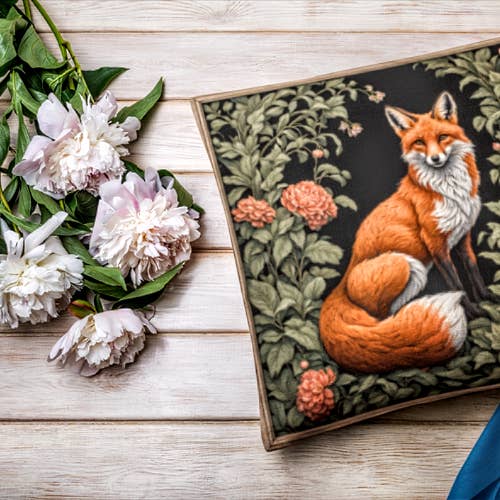 Upside Down Owl Farm - Vente Coussin décoratif - Décoration d'intérieur Fox, oreiller Woodland Fox, Coussin décoratif Fox1