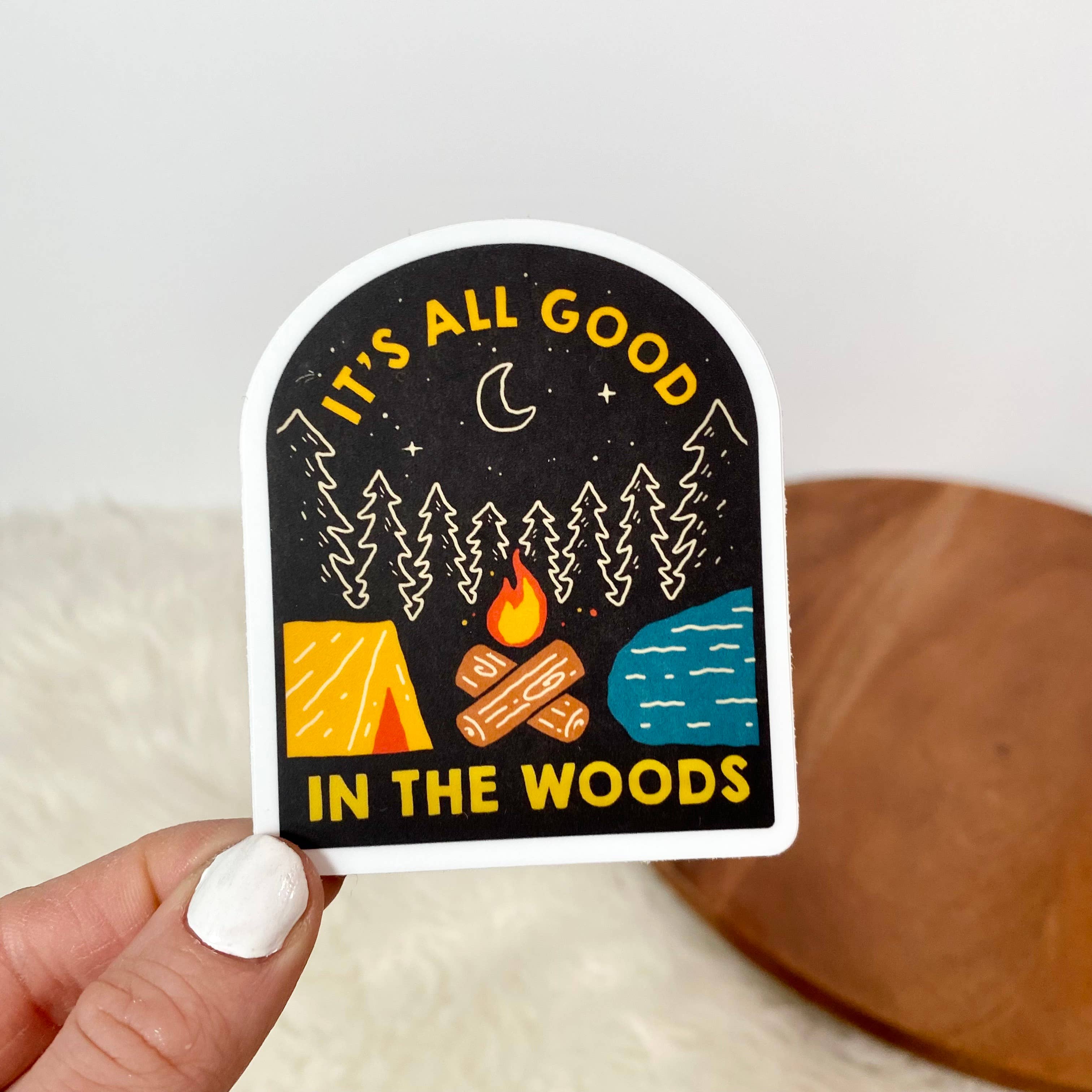 Big Moods - Wholesale Sticker - It's All Good In The Woods Sticker