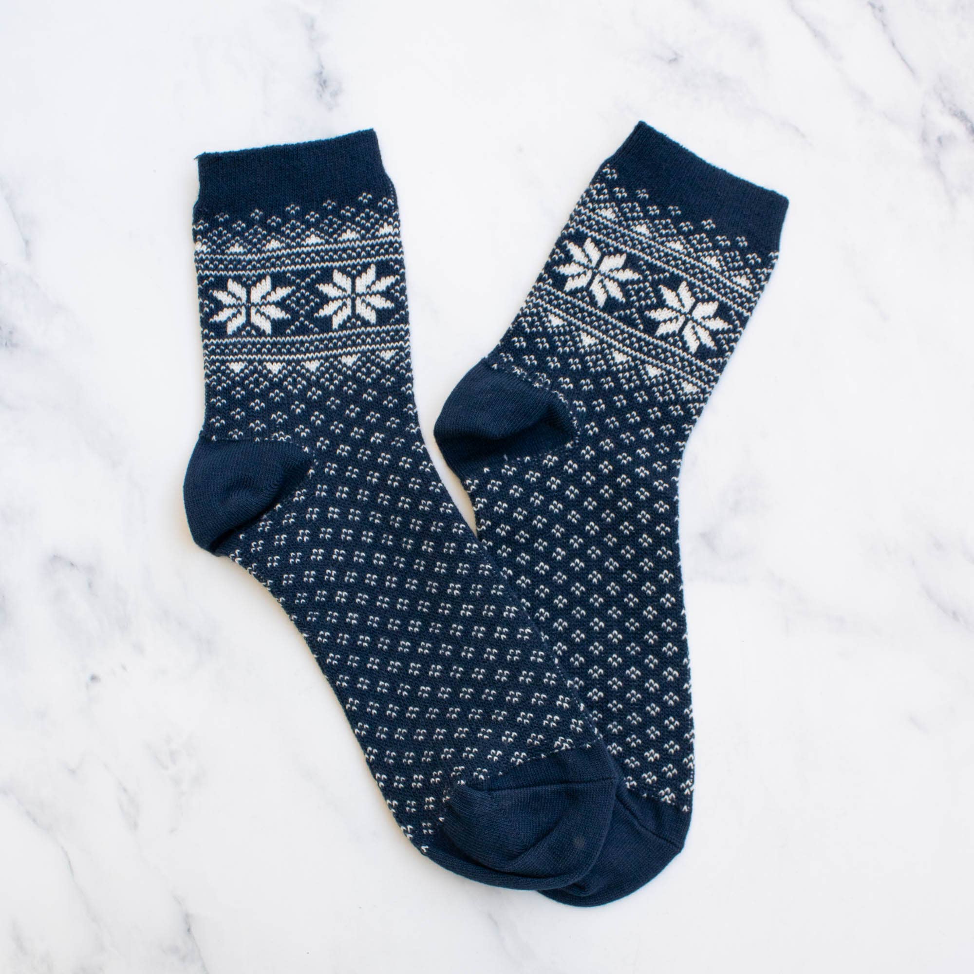 Tiepology – wholesale Socks – Women's – Women's Snowflake-Motif Comfort Socks3