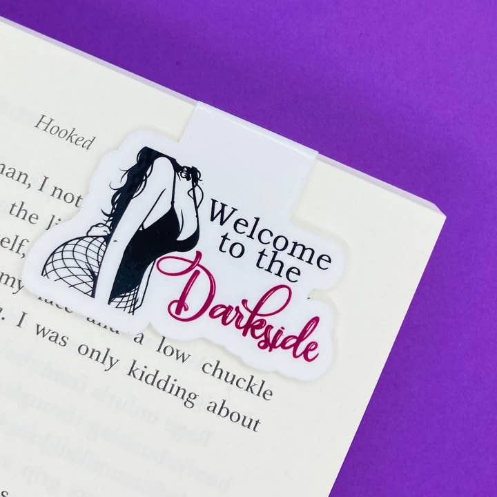 Welcome to the Dark Side -Romance Book Magnetic Bookmark for wholesale by Wild & Wicked Designs