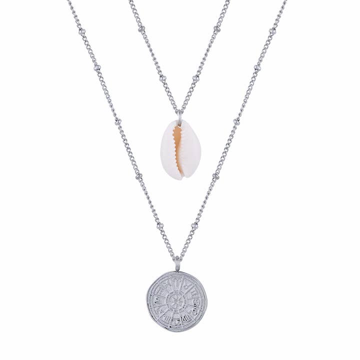 Cowrie Shell Zodiac halsketting voor wholesale door Nalu jewels