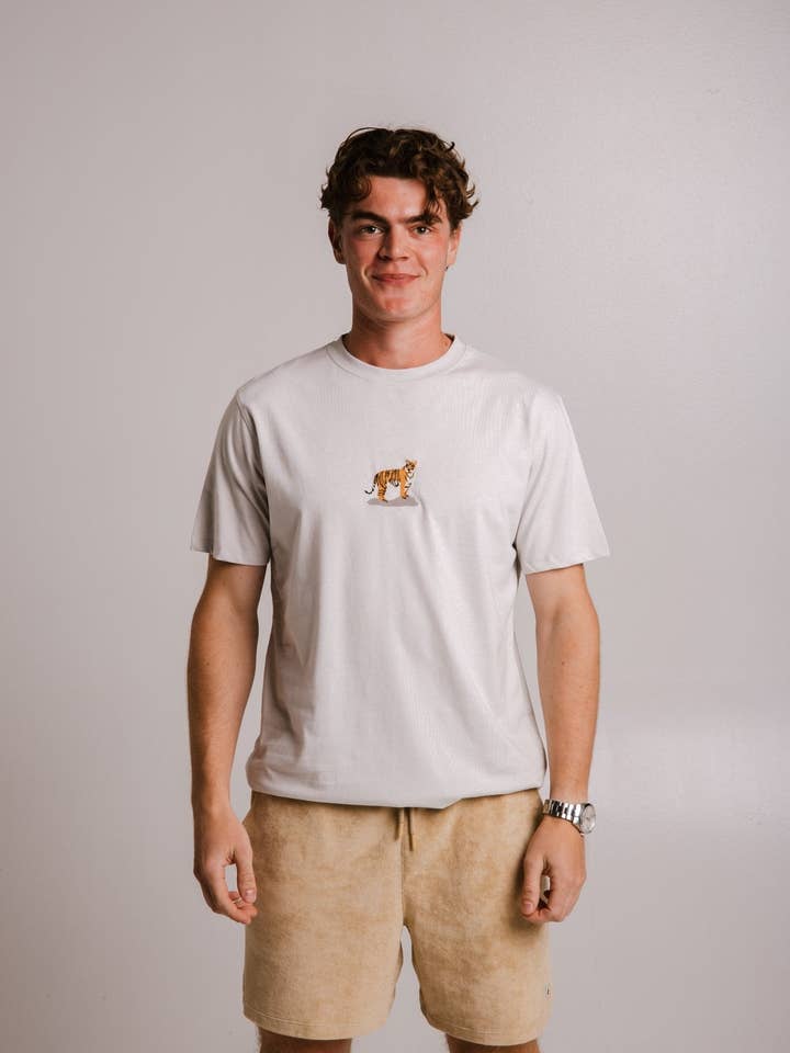 Tiger T-shirt - Grå for engroshandel hos Sossu