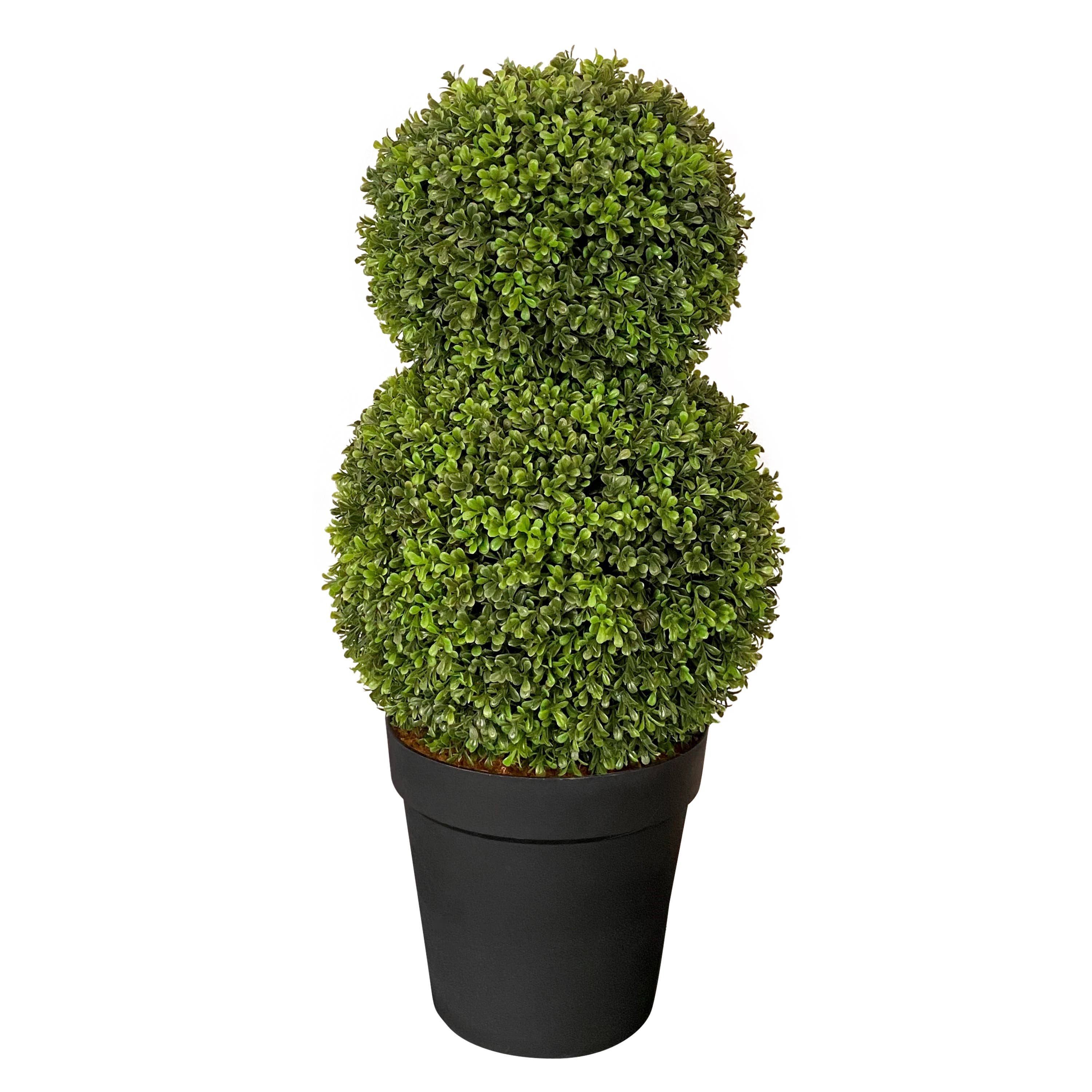 Haute Decor - Wholesale Artificial Plant - Adjustable Double Artificial Boxwood Topiary1