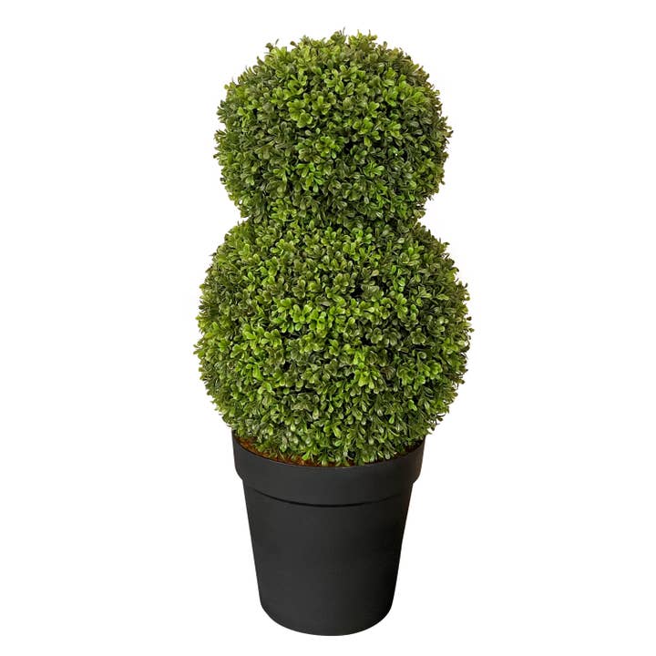 Haute Decor - Wholesale Artificial Plant - Adjustable Double Artificial Boxwood Topiary1
