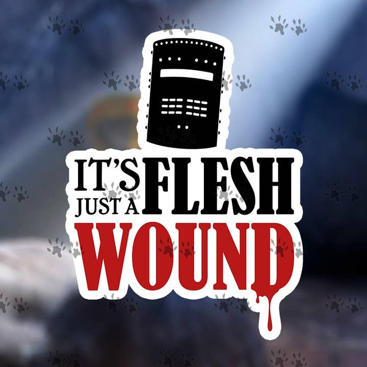 Det er bare et kødssårklistermærke, Monty Python for engroshandel hos The Red Otter