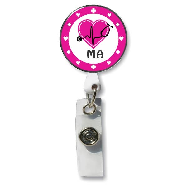 Photo Metal MA Badge Holder for wholesale by Smart Charms