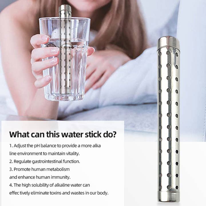 Sea Moss Organics LLC - Wholesale Still Water - Alkaline Water Stick Stainless Steel Ionizer Portable