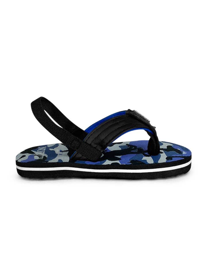 Eastern Off Price - Wholesale Sandals – Baby - Norty Toddler Boy Sling Back Flip Flop 42253 Blue2
