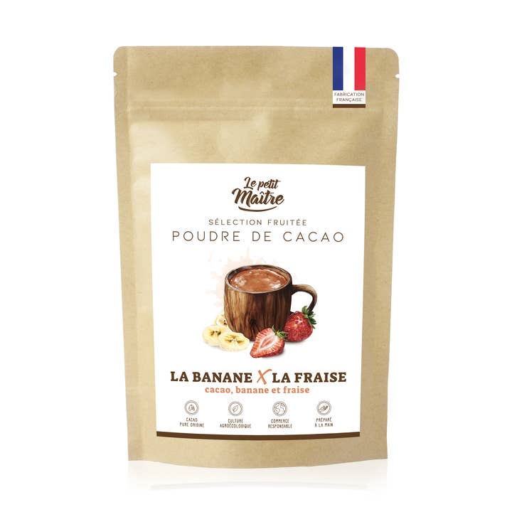 Cocoa powder, strawberry and banana for wholesale by Le petit maître