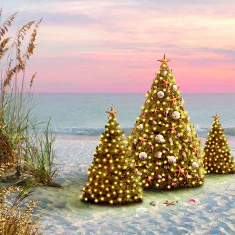 Árvores na praia deluxe 05362 por atacado de Lux Press Group | LPG Greetings
