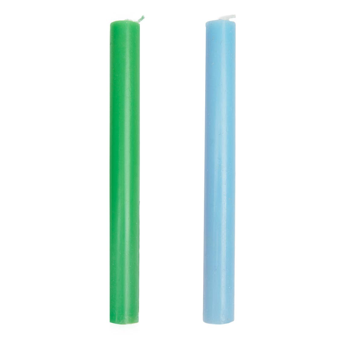 Talking Tables USA - Wholesale Tapered Candle/Candlestick - Green & Blue Dinner Candles - Display | Everyday Decor |3