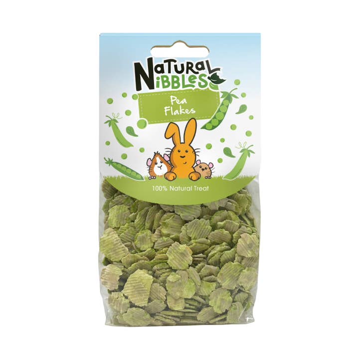 Natural Nibbles Pea Flakes - Rabbit & Small Pet Treats for wholesale by Natures Grub