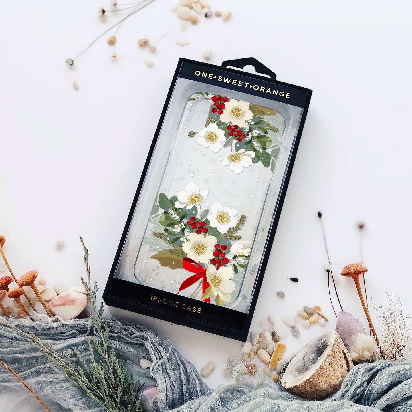 Onesweetorange - Wholesale Phone Case - Women's - iPhone Christmas Floral Case0