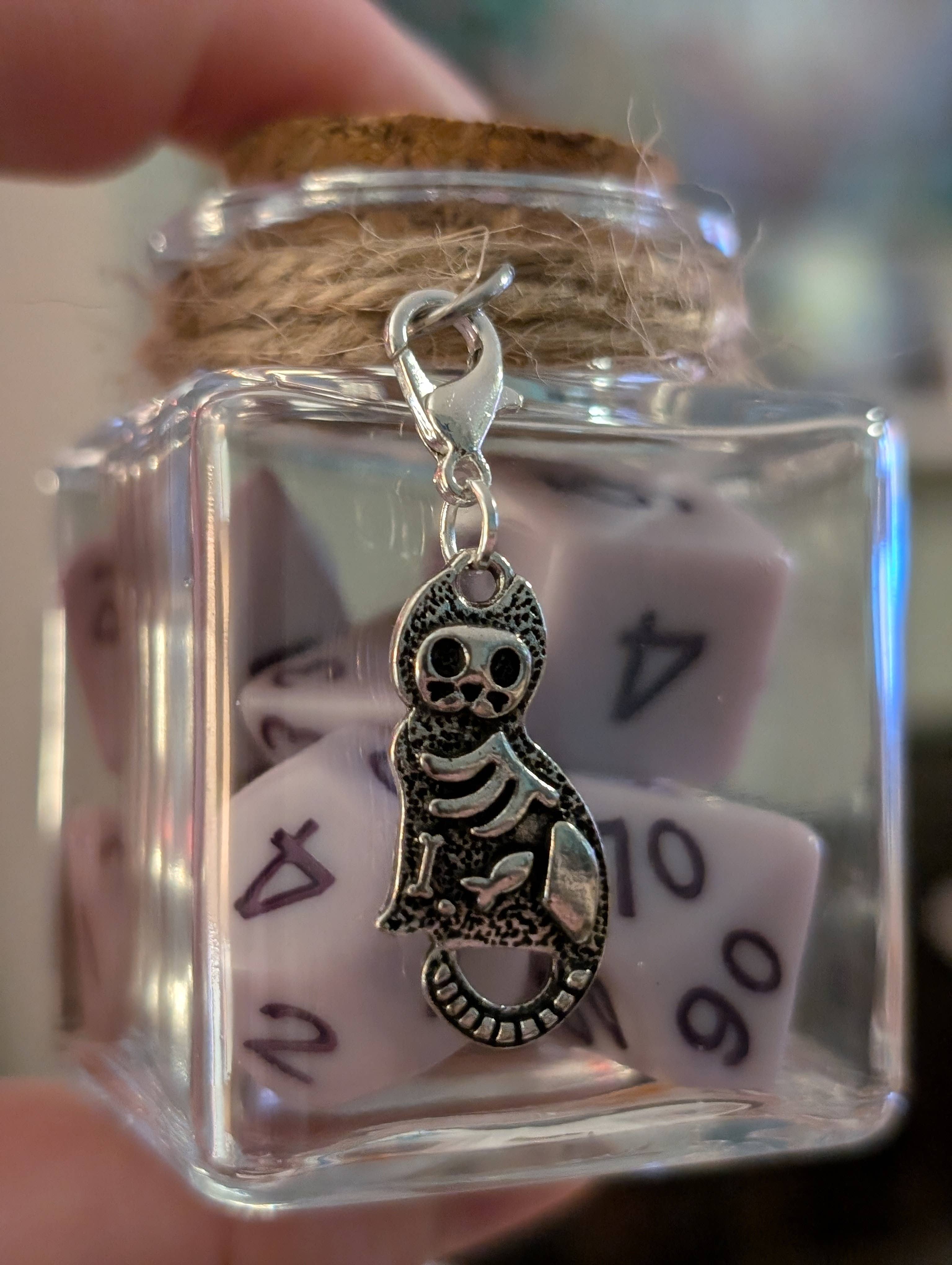 Con-Quest Crafts - Venta al por mayor Dado - Tarros de dados de hechizo con 7 dados D20 para TRPG14