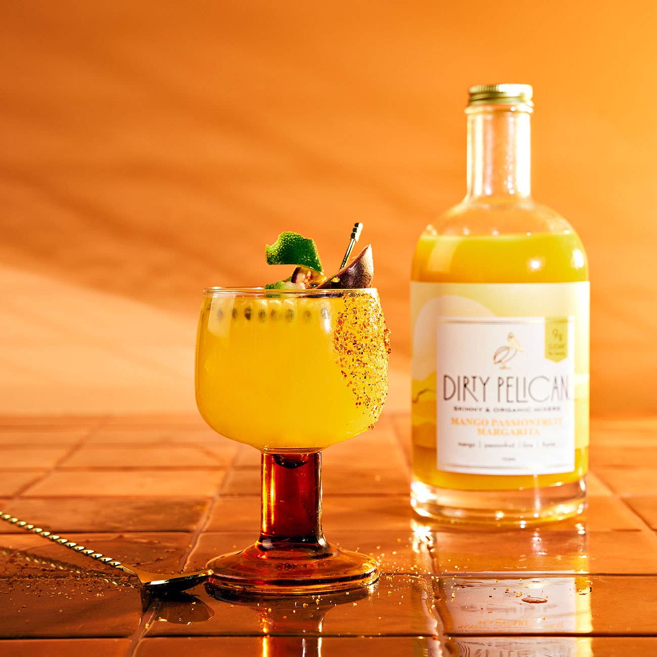 Dirty Pelican - Wholesale Cocktail Mix/Syrup - Mango Passionfruit Margarita6