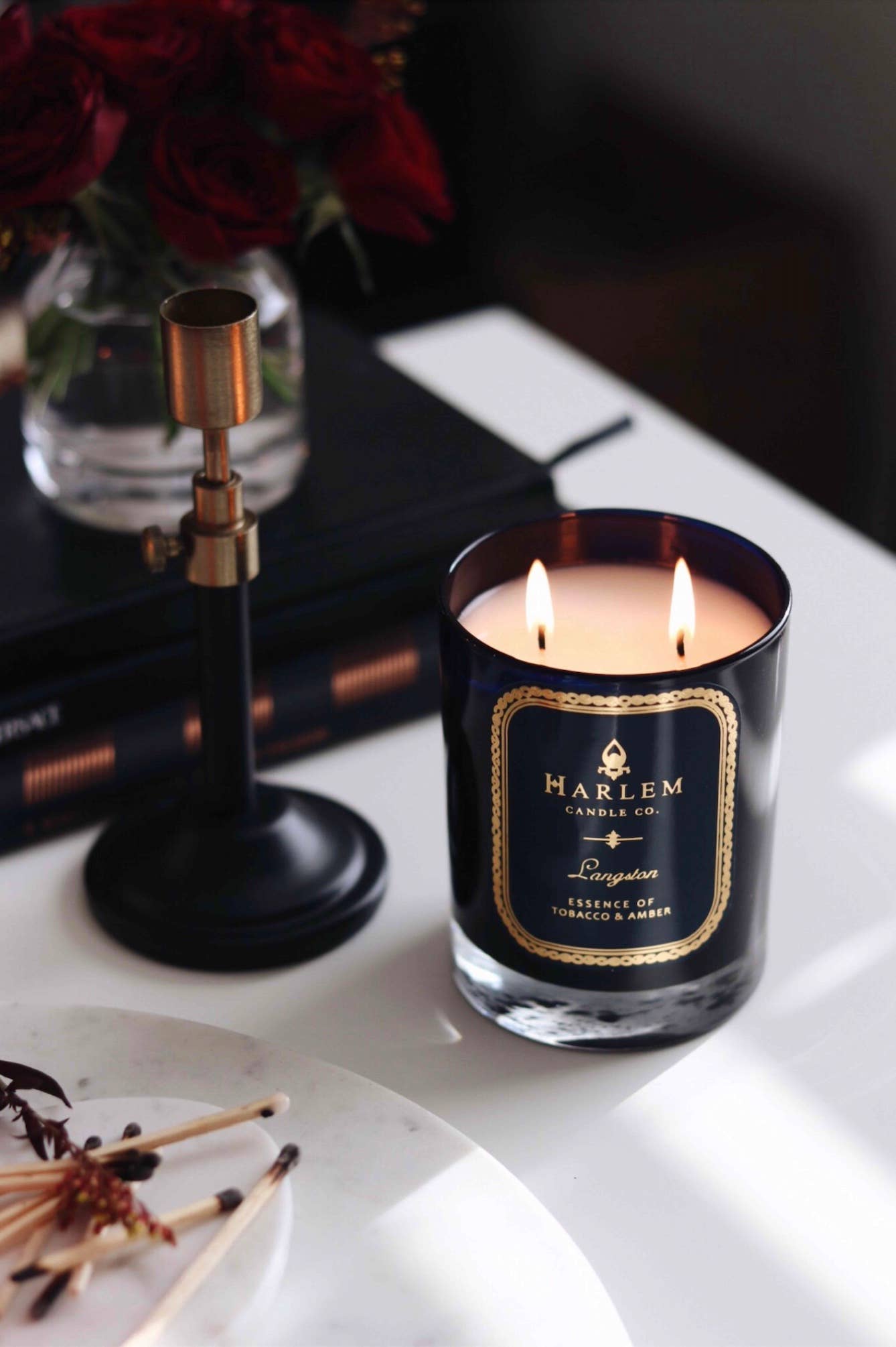 Harlem Candle Co - Wholesale Jar/Filled Candle - "Langston" luxury candle2