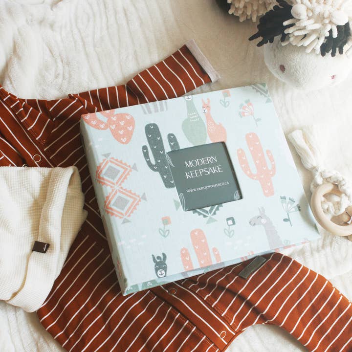 Alpaca Party Keepsake Album | scrapbook, memory book for wholesale by Oalalax Bebe