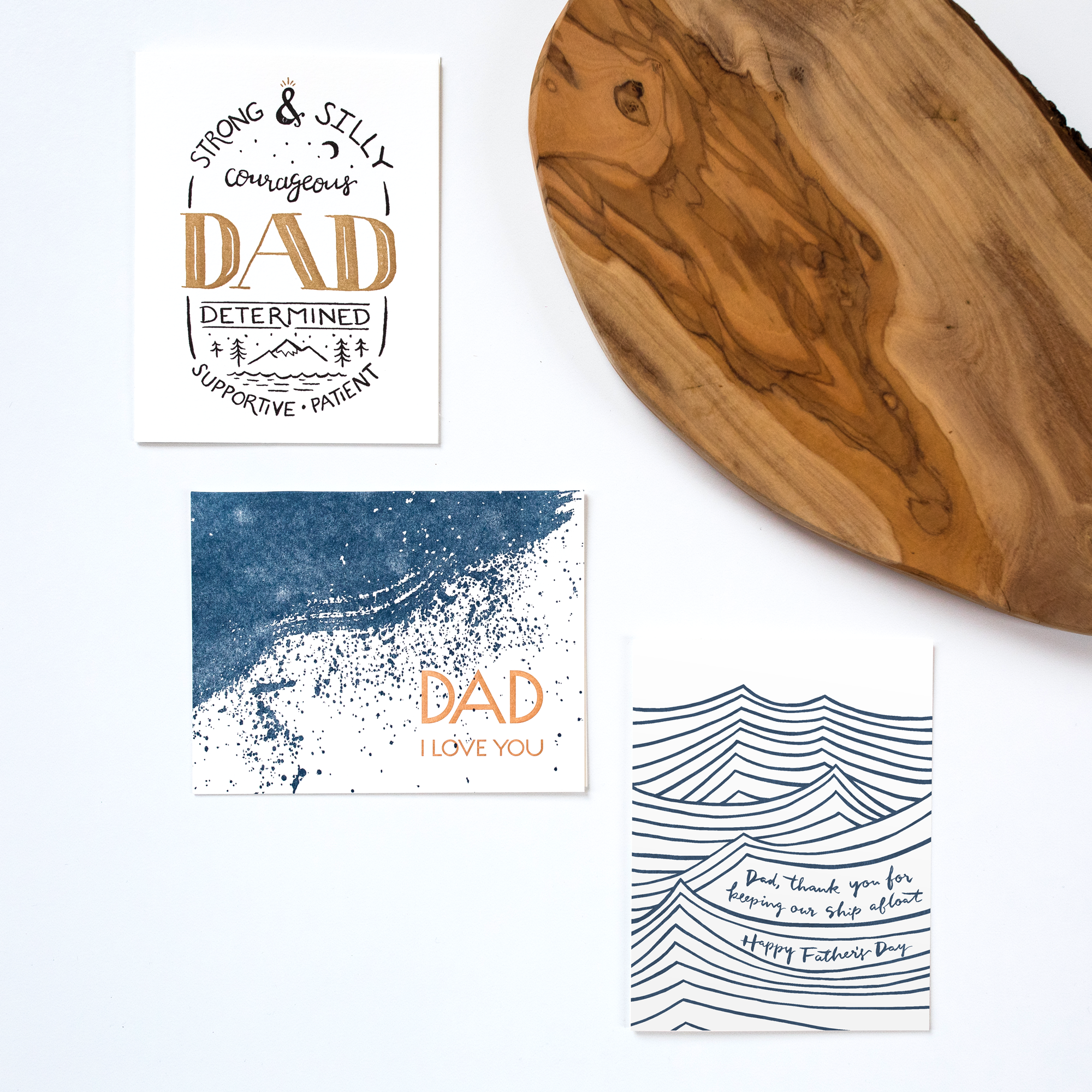 Lake Erie Design Co. - Wholesale Father's Day Card - Dad Thank You for Keeping our Ship Afloat - Fathers Day Card1