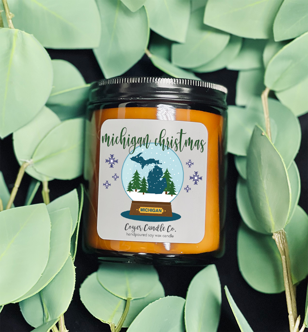 Coyer Candle Co. - Wholesale Jar/Filled Candle - 9 oz Jar Candles - "Your State" Christmas | Winter6