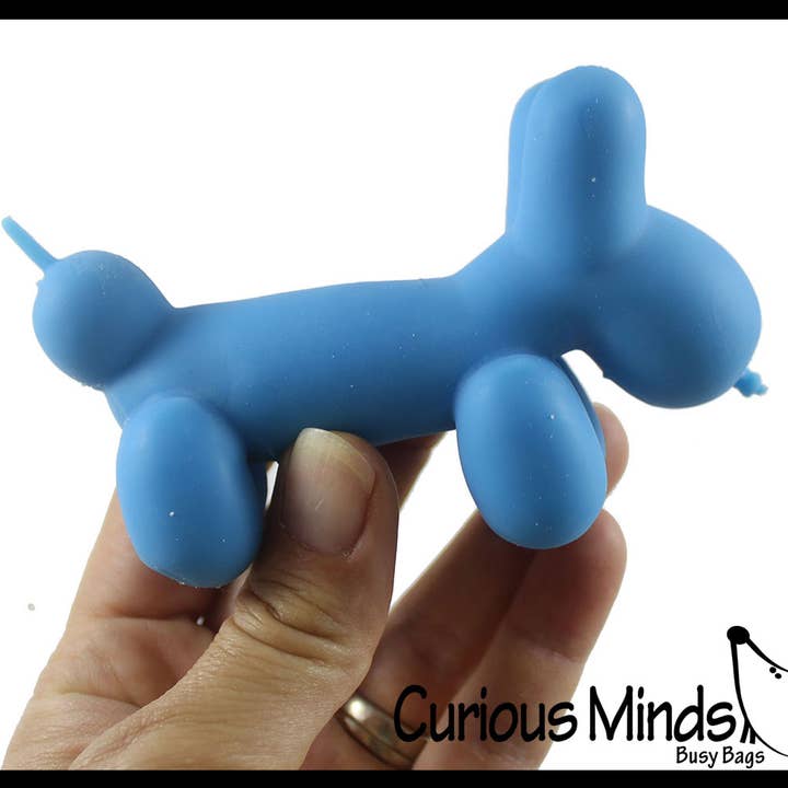 Curious Minds Toys - Wholesale Squishy toy – Kids & Baby - 1 Scented Balloon Dog Crunchy Sand Filled Stress Ball - Cute5