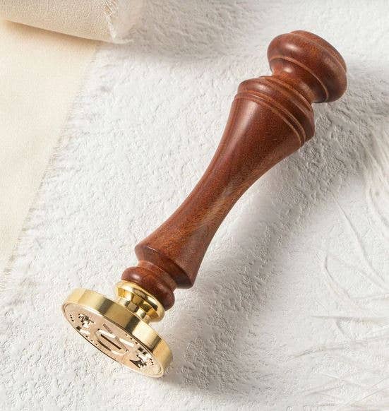 Freund Mayer & Co. - Wholesale Rubber/Decorative Stamp - Classic Wood Handles for Wax Seal Stamps  - multi- colors9