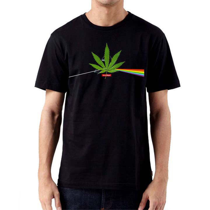 DANK SIDE OF THE MOON MEN'S TEE for wholesale by StonerDays Apparel