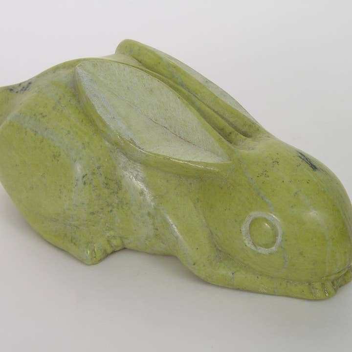 Handcarved Stone Rabbit for wholesale by Mbare Home + Gift