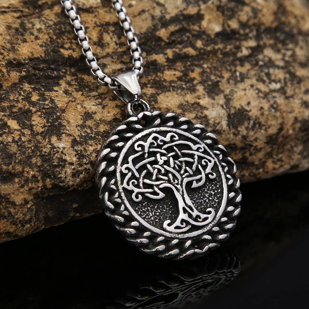 GemMeet - Wholesale Pendant/Charm Necklace - [Flash Deal] 4pc Vintage Tree of Life Necklace Pendant0