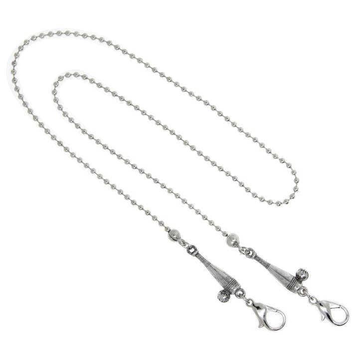 1928 Smycken Baseball & Bat Chain Mask Hållare 22 tum för wholesale av 1928 Jewelry