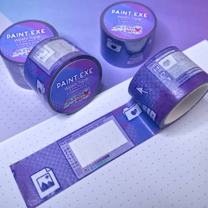 Paint.EXE Ultra-Thick Washi Tape for wholesale by Glitchberry