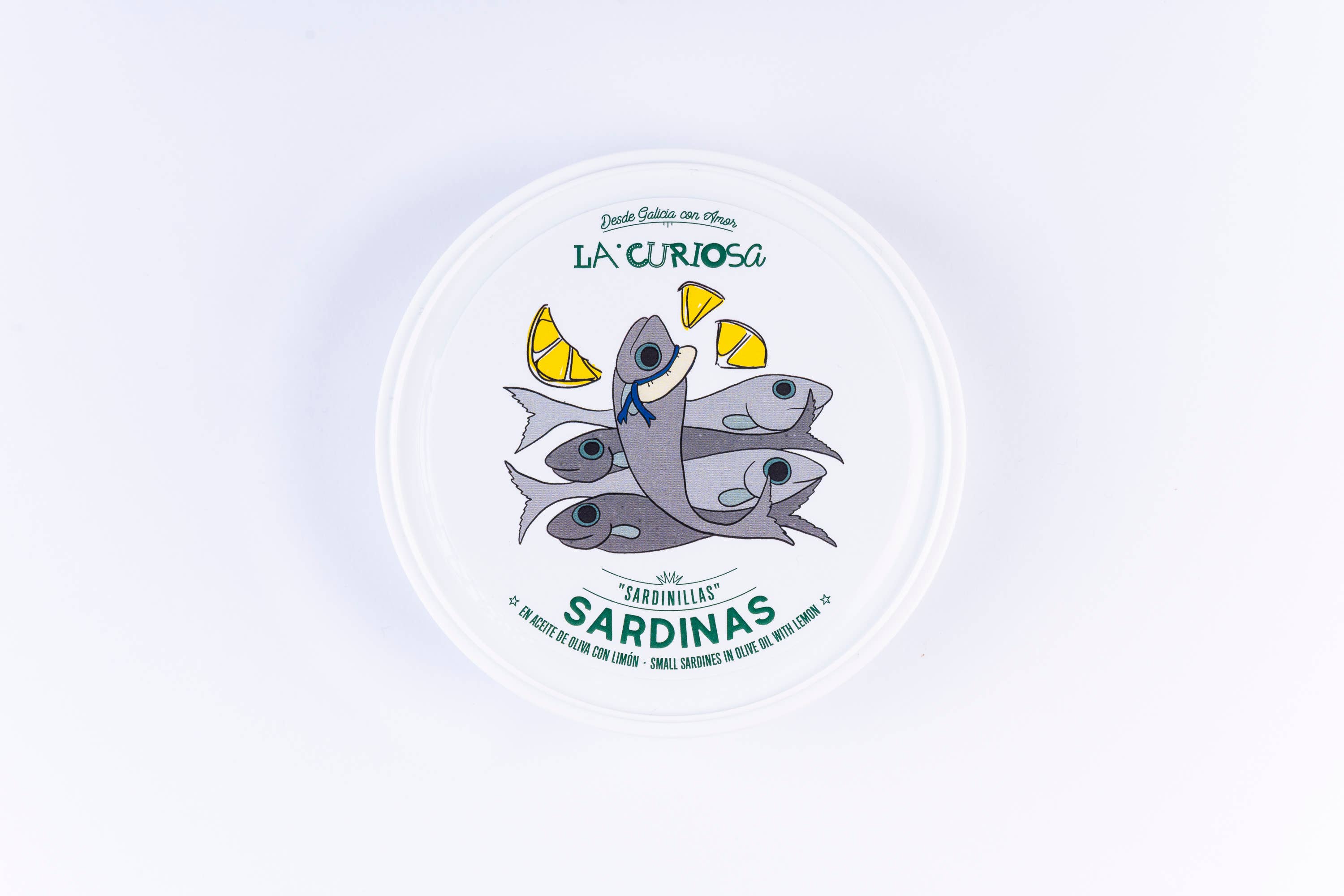 La Curiosa - Vente Poissons en conserve - Sardines au citron 10/14 pièces4