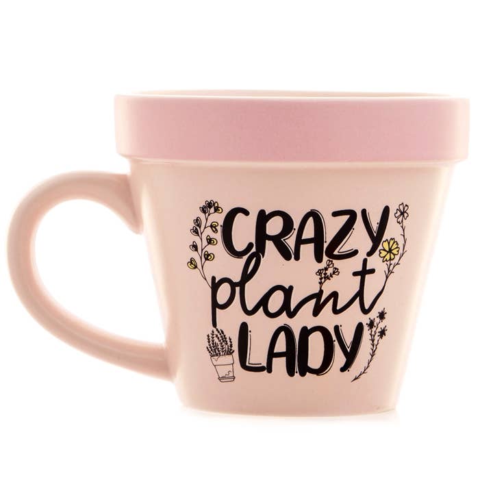 Boxer Gifts EU - Wholesale Coffee Mug - 'Crazy Plant Lady' Plant-a-holic Plant Pot Mug3