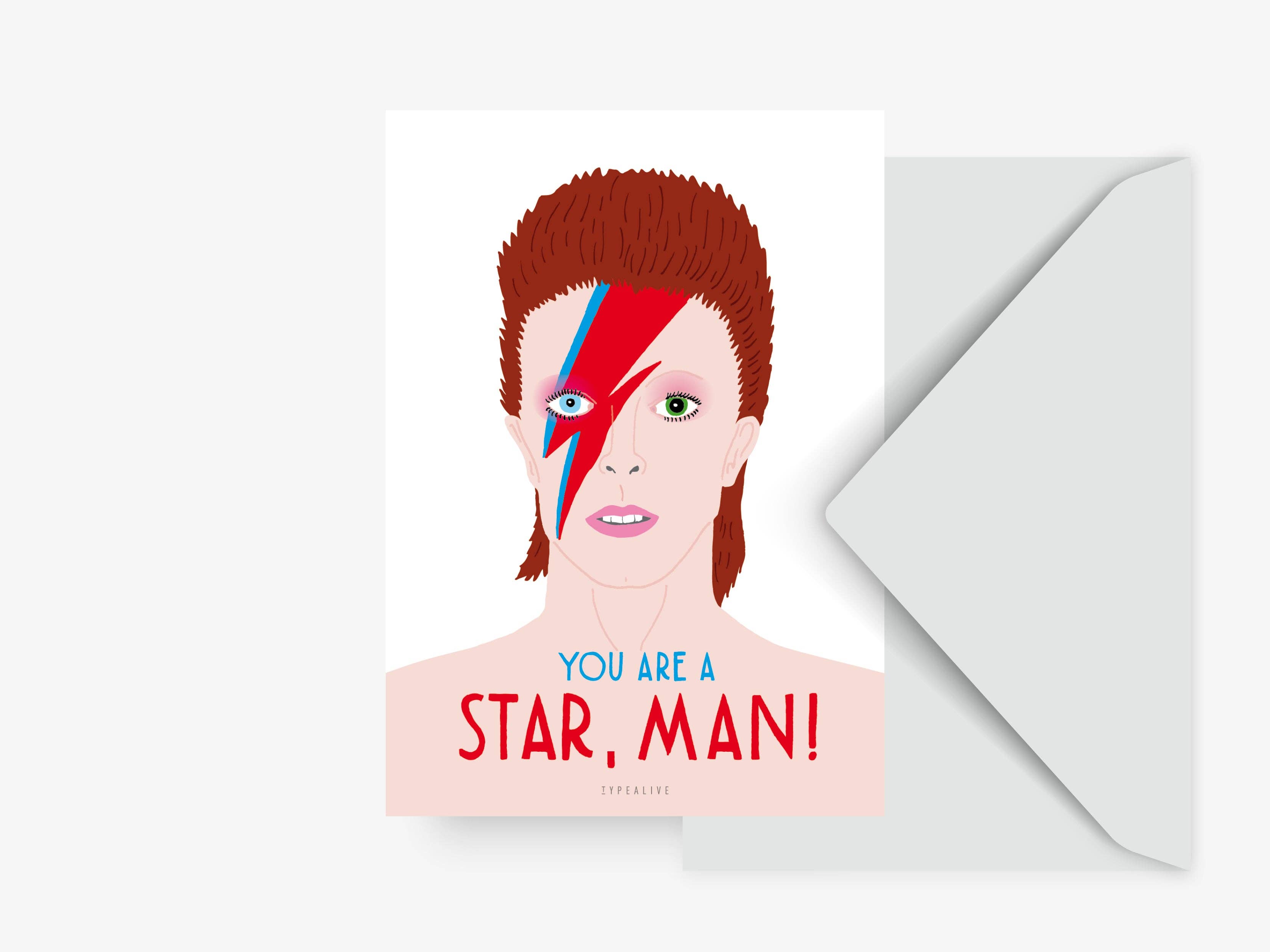 typealive - Wholesale Postcard - Postcard/ Star Man