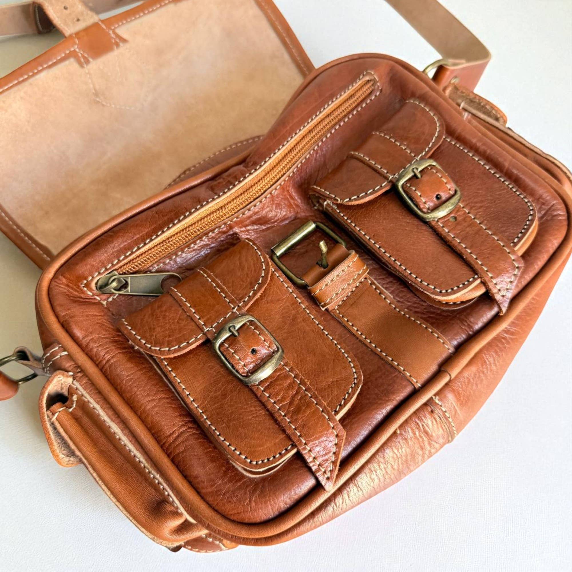 Melecraft – wholesale Crossbody bag – Unisex – Leather Cross Body Bag – Small Satchel Crossbody8