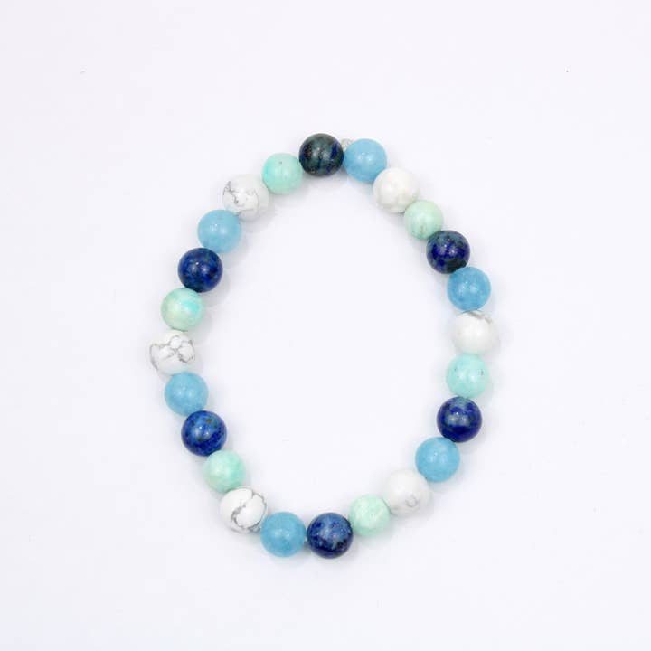 El'Cobre-Ecozonelifestyle - Wholesale Beaded Bracelet - Power Bracelet - Thyroid Gland Crystal Bracelet A+ Grade1