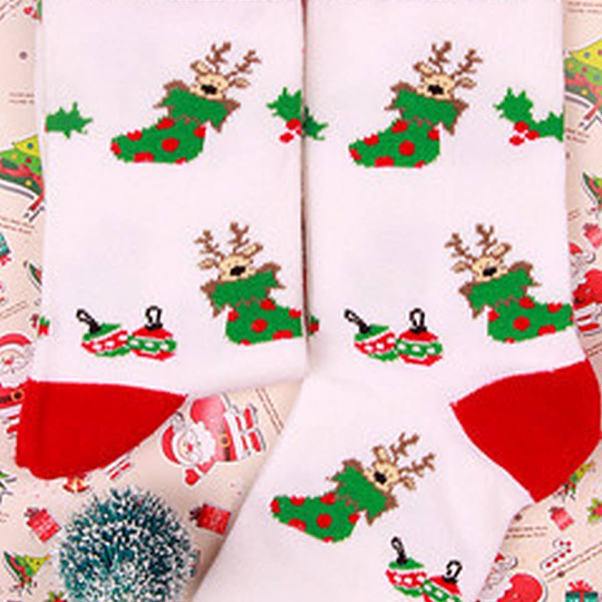 NINEXIS - Wholesale Socks - Unisex - CWMS03021_CHRISTMAS CREW SOCKS FOR MEN AND WOMEN GIFT8
