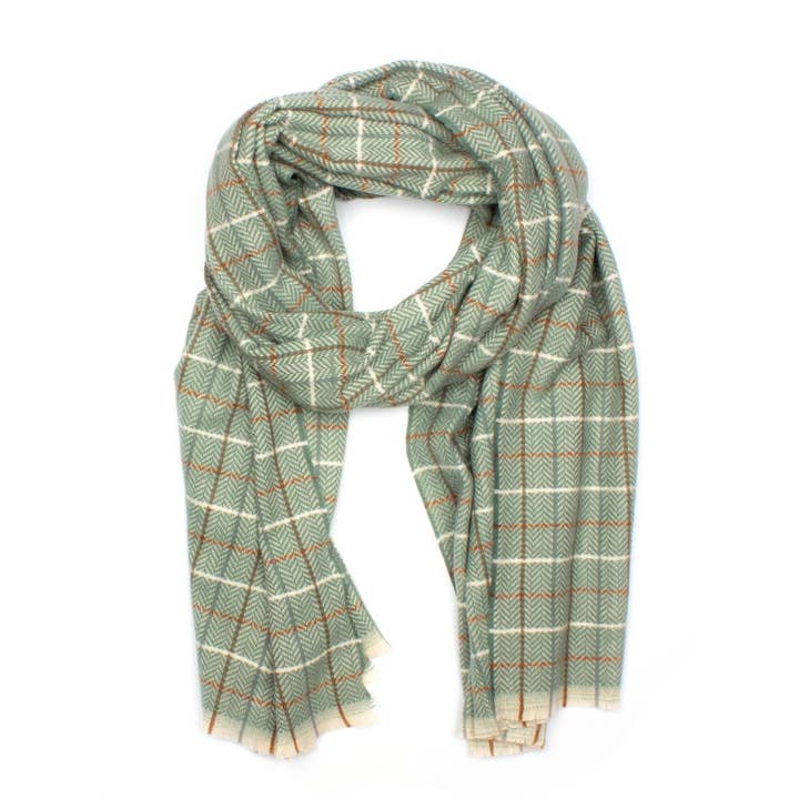 Mechelen Sjal Grøn for engroshandel hos 7East