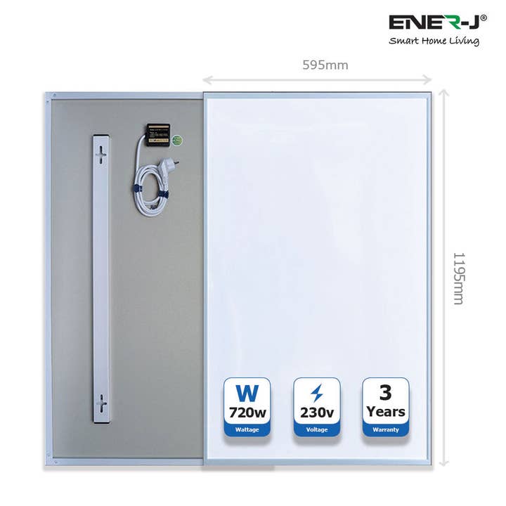120x60cm, 720W Infrared Heating Panel With Thermostat for wholesale by ENER-J