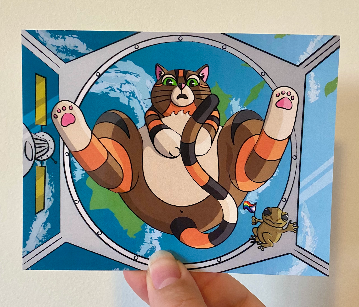 Rye & Co. - Wholesale Postcard - Rye and YiYi Space Station Adventure Post Card0