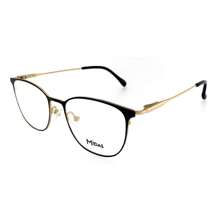 Gafas de moda unisex con montura metálica duradera para venta al por mayor de Midas Eyewear