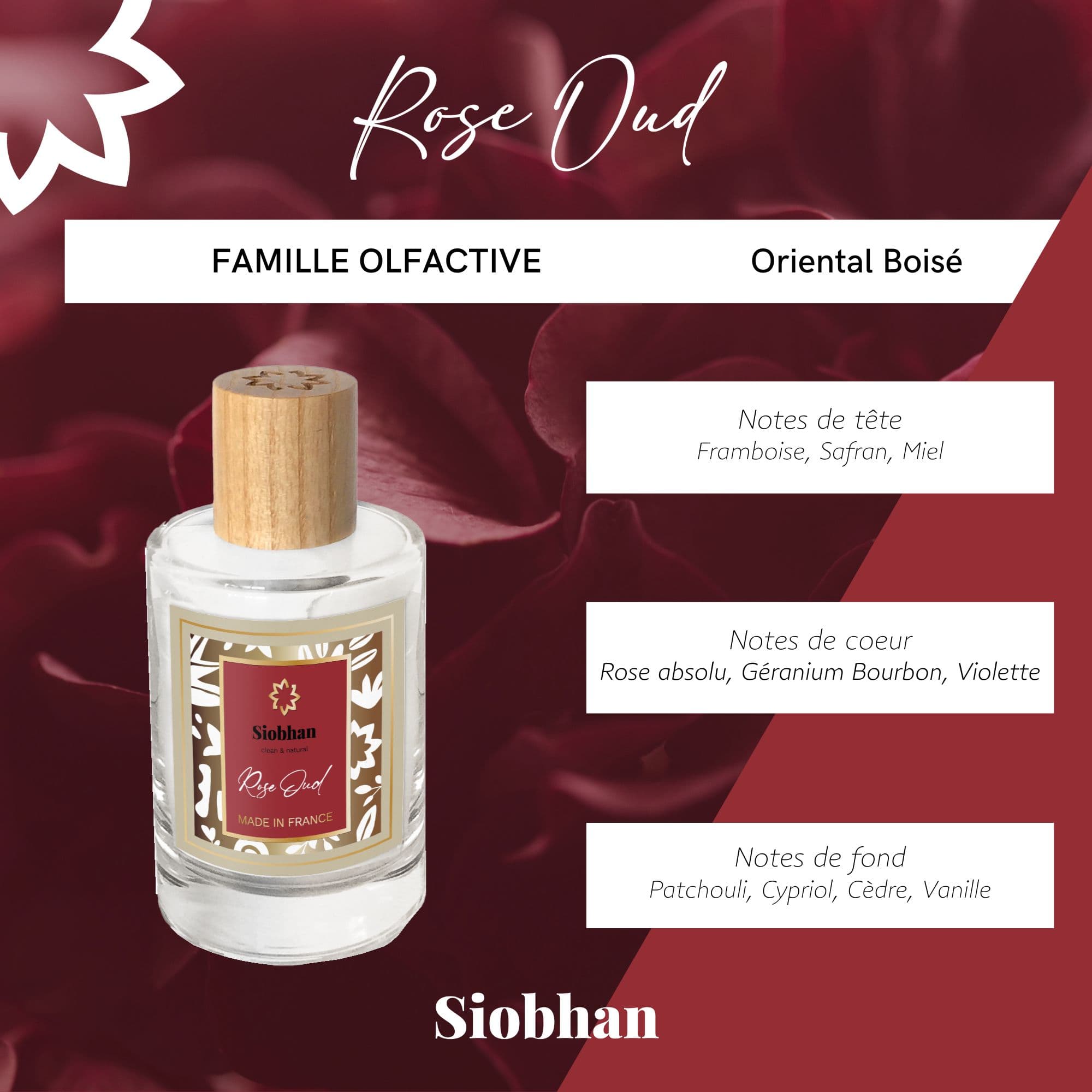 SIOBHAN - Wholesale Perfume/Eau de Toilette - SIOBHAN Rose Oud Eau de Toilette 100 ml1