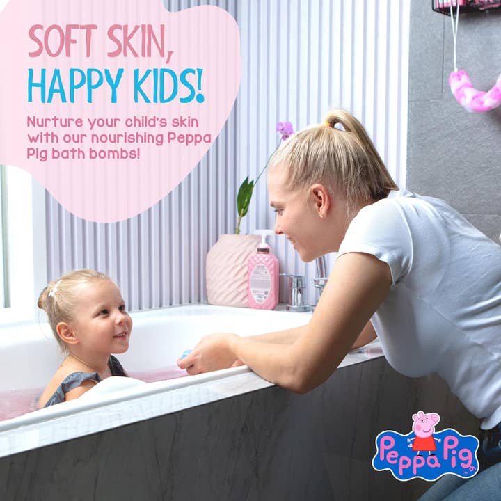 Bathletes World - Wholesale Bath Bomb/Fizz - Peppa Pig Bath Bombs- 4 pack